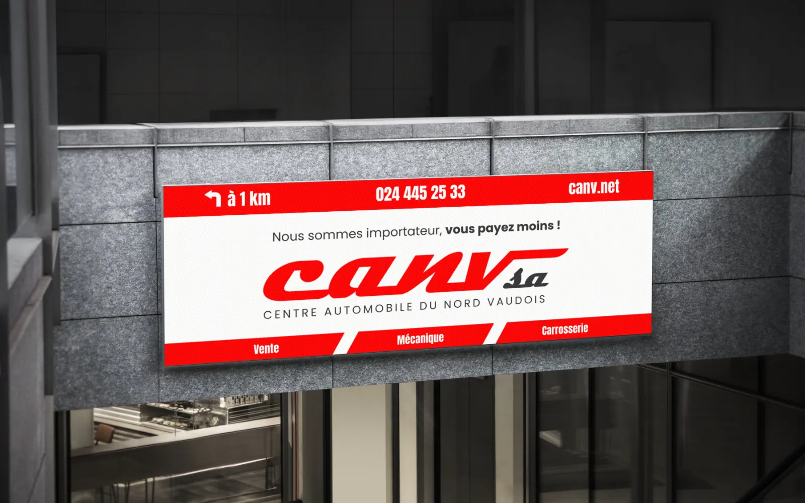 The CANV SA large-format billboard